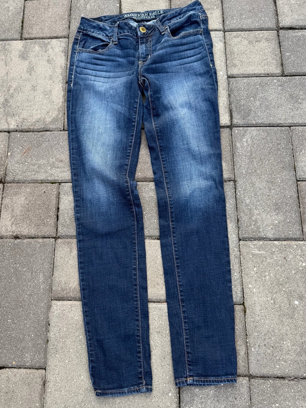 American Eagle Outfitters Denim Blue Jeans Jeggings 6-Long